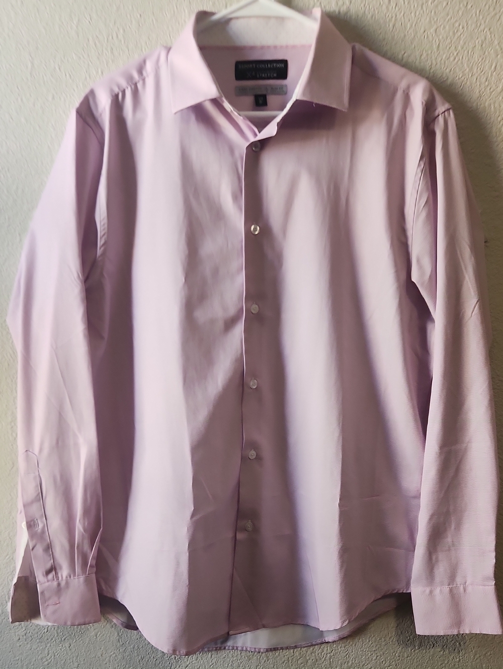 Report Collection Pale Pink Men's Dress Shirt